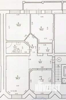 3-к квартира, вторичка, 106м2, 4/9 этаж