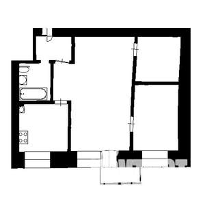 2-к квартира, вторичка, 43м2, 4/5 этаж