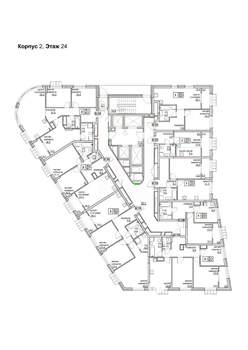 1-к квартира, вторичка, 44м2, 24/24 этаж