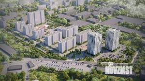 2-к квартира, строящийся дом, 60м2, 4/17 этаж