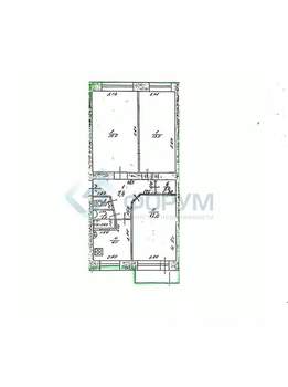 3-к квартира, вторичка, 63м2, 4/5 этаж