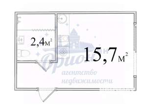 Студия квартира, вторичка, 18м2, 4/5 этаж