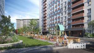 1-к квартира, строящийся дом, 44м2, 16/18 этаж