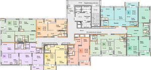 2-к квартира, вторичка, 57м2, 25/25 этаж