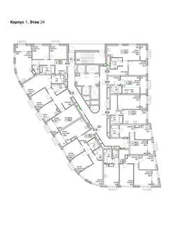 3-к квартира, вторичка, 80м2, 24/24 этаж