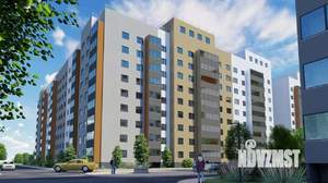 1-к квартира, строящийся дом, 38м2, 4/9 этаж