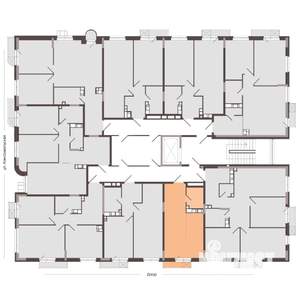 Студия квартира, строящийся дом, 30м2, 8/8 этаж