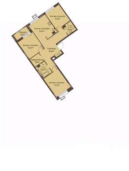 3-к квартира, строящийся дом, 88м2, 5/12 этаж