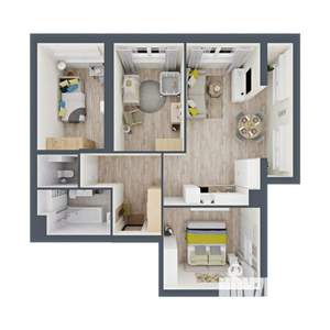 3-к квартира, вторичка, 86м2, 13/24 этаж