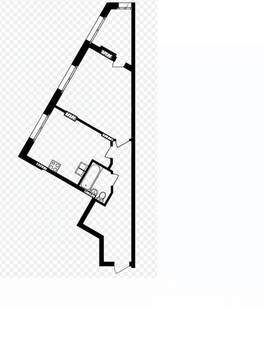 1-к квартира, строящийся дом, 57м2, 7/21 этаж