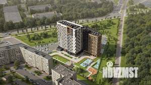 1-к квартира, строящийся дом, 40м2, 4/16 этаж