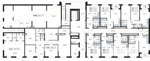 2-к квартира, вторичка, 46м2, 1/9 этаж