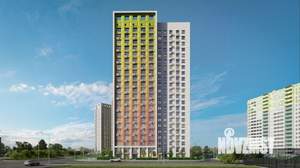 2-к квартира, строящийся дом, 76м2, 18/22 этаж