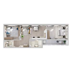 2-к квартира, вторичка, 69м2, 10/10 этаж