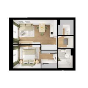 1-к квартира, вторичка, 38м2, 2/25 этаж