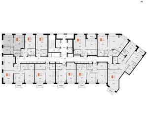 1-к квартира, вторичка, 45м2, 2/20 этаж