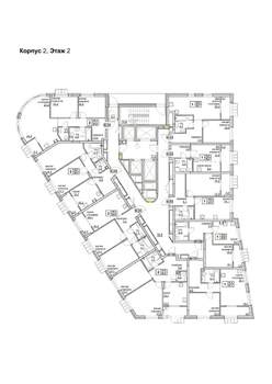 2-к квартира, вторичка, 65м2, 2/24 этаж