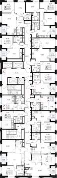 1-к квартира, вторичка, 42м2, 5/30 этаж