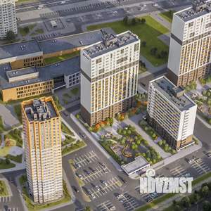 1-к квартира, строящийся дом, 35м2, 18/24 этаж