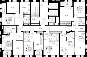 1-к квартира, вторичка, 39м2, 2/30 этаж