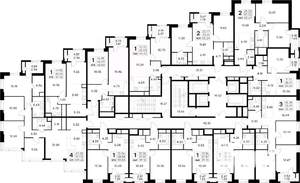 2-к квартира, вторичка, 61м2, 22/32 этаж