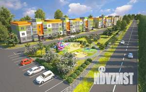 1-к квартира, строящийся дом, 52м2, 3/3 этаж
