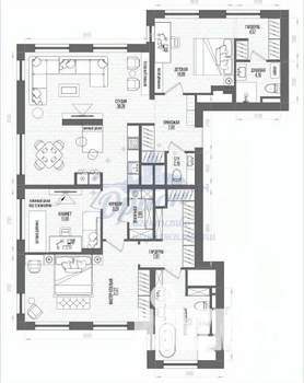 4-к квартира, вторичка, 130м2, 22/25 этаж