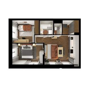 2-к квартира, вторичка, 49м2, 3/25 этаж