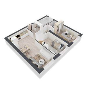 2-к квартира, вторичка, 70м2, 5/24 этаж