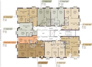 2-к квартира, строящийся дом, 65м2, 5/8 этаж