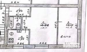 2-к квартира, вторичка, 37м2, 2/2 этаж