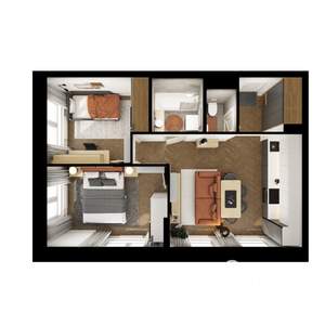 2-к квартира, вторичка, 49м2, 15/25 этаж