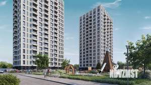 1-к квартира, строящийся дом, 41м2, 7/17 этаж