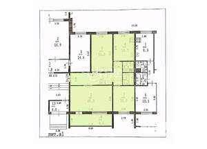 3-к квартира, вторичка, 75м2, 1/10 этаж