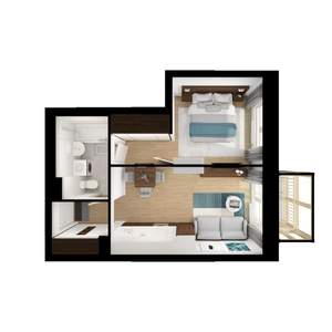 1-к квартира, вторичка, 36м2, 25/25 этаж