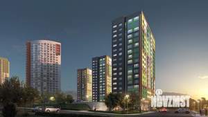 1-к квартира, строящийся дом, 47м2, 6/17 этаж