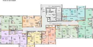 2-к квартира, вторичка, 58м2, 23/25 этаж