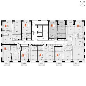 1-к квартира, вторичка, 43м2, 8/10 этаж