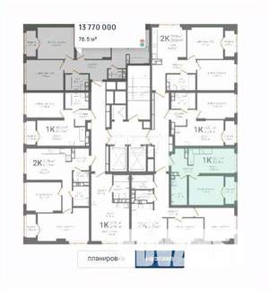 3-к квартира, вторичка, 77м2, 15/24 этаж