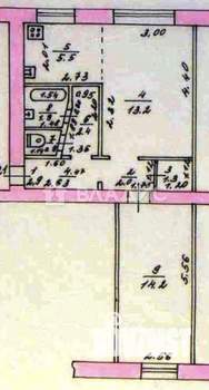 2-к квартира, вторичка, 45м2, 1/5 этаж