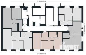 2-к квартира, вторичка, 55м2, 1/9 этаж