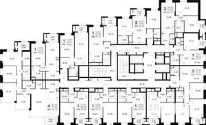 2-к квартира, вторичка, 61м2, 20/32 этаж
