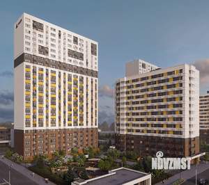 2-к квартира, строящийся дом, 55м2, 7/24 этаж