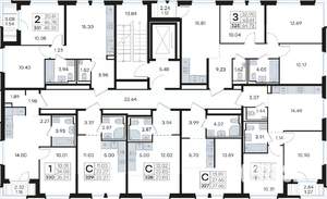 3-к квартира, вторичка, 65м2, 3/9 этаж