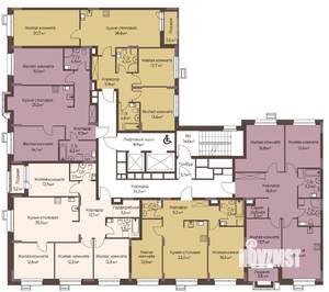 2-к квартира, вторичка, 70м2, 4/12 этаж