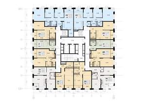 1-к квартира, вторичка, 43м2, 10/17 этаж