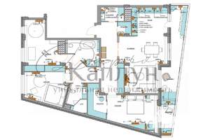 4-к квартира, вторичка, 133м2, 9/25 этаж
