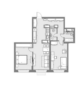 2-к квартира, вторичка, 73м2, 17/22 этаж