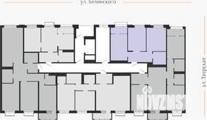 2-к квартира, вторичка, 56м2, 8/13 этаж