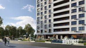 1-к квартира, строящийся дом, 43м2, 12/18 этаж